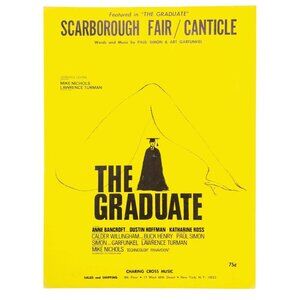 Vintage Scarborough Fair Canticle Sheet Music The Graduate Simon Garfunkel 1967